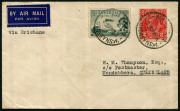 Australia: Aerophilately & Flight Covers: 2 June 1934 (AAMC.383) Sydney - Mundubbera flown cover, carried by Aircrafts Pty Ltd on their first flights. Ron Adair was the pilot; small mails were carried.