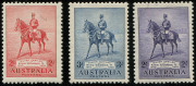 Australia: Other Pre-Decimals: 1935 (SG.156-8) Silver Jubilee set of (3) superb MUH.