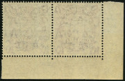 Australia: Other Pre-Decimals: 1949 (SG.224b) 10/- Arms, Authority Imprint pair, (2) superb MUH. - 2