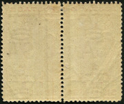 SOUTH AUSTRALIA: 1902-04 (SG.277) 5/- rose "POSTAGE" (thin type) in superb horizontal pair, (2) MVLH. Cat.£240. - 2