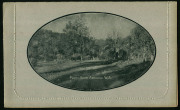 Australia: Postal Stationery - Letter Cards:1914-18 (BW:LC18/99A) 1d KGV Sideface Design P12&frac12; Die 1 in black on Grey Surfaced Card with Off-White/Cream Interior, "Perth Road, Armadale (with sky)" illustration, fine unused, Cat $150.