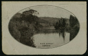 Australia: Postal Stationery - Letter Cards:1914-18 (BW:LC18/110) 1d KGV Sideface Design P12&frac12; Die 1 in sepia on Grey Surfaced Card with Off-White/Cream Interior, "River Derwent, Tasmania (view at New Norfolk)" illustration, few light edge tones, printed i