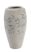 TIM STRACHAN tall studio pottery vase, incised "T. Strachan '84", 34cm high - 2