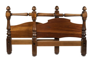 A Colonial bed, blackwood and cedar, Tasmanian origin, circa 1865, 104cm high, 111cm wide, 201cm long