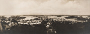 Sydney Harbour from the North Shore, panoramic silver gelatin photograph, taken from the Holtermann Tower, late 19th century, ​23 x 58cm - 2