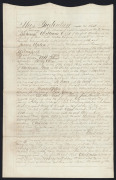 [WILLIAM COX, 1764 (Dorset) - 1837 (Windsor, NSW): Explorer, roadmaker, builder & grazier] A lease dated February 1837 between "William Cox of Fairfield Windsor" and James Upton "of Cornwallis Windsor" for "Forty Acres...lately in the occupation of John F - 2