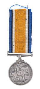 WW1 Australian Flying Corps British War Medal 1914-1918. With ribbon; awarded to Charles Frederick HARVATT & inscribed on the edge "223 1/AM C.F HARVATT A.F.C. A.I.F." Harvatt served with No 1 Squadron as an Air Mechanic. The squadron which was raised in 