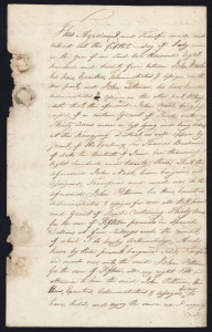 JOHN MATTHEW PITMAN (PITTMAN), ONE OF 200 CONVICTS TRANSPORTED ON THE SURREY, January 1814, ACQUIRES LAND IN THE KURRAJONG DISTRICT.