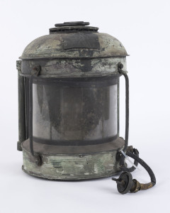 A ship's masthead lantern, Japanese, early 20th century, 35cm high