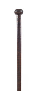 A rare walking stick made from sections of tortoiseshell, 19th century, 89cm high