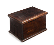 A Colonial blanket box, Australian cedar, 19th century, petite proportions, 38cm high, 62cm wide, 43cm deep