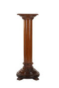 A pedestal, turned kauri pine, 19th century, ​103cm high