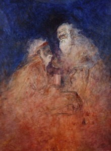 BRIAN V. NUNAN (1932 - ), Cuppa, oil on canvas, signed lower right "B.V. Nunan", 101 x 75cm