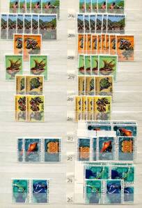 Papua New Guinea - ex dealers stock; large s/book with pre-decimal/decimal range to &pound;1, mixture of **/*/O, incl. Specimens & p/dues; range of earlier booklets; several 100 unaddressed FDCs, 1976-90. All in various quantities. Condition generally fine, man