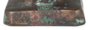 NIGEL BOONHAM (British, born 1953), Archbishop Mannix, bronze bust, signed on the base with registration mark, 32cm high - 2