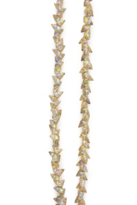 A mariner shell bead necklace, Tasmanian origin, 174cm long