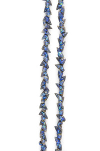 A Tasmanian mariner shell bead necklace, early 20th century, 75cm long