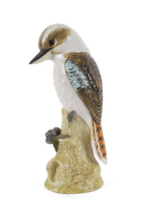 Kookaburra MK. IV slip cast porcelain statue, signed "Kookaburra MK. IV Maurice Conway Smith, Wildlife Studios Australia, 64/100", ​33.5cm high