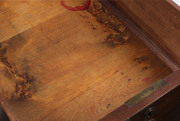 A Colonial six drawer chest with unusual staggered top drawers, beautifully selected grains of cedar, huon pine secondary timbers with blackwood knobs, Tasmanian origin, circa 1860, ​140cm high, 123cm wide, 55cm deep - 3