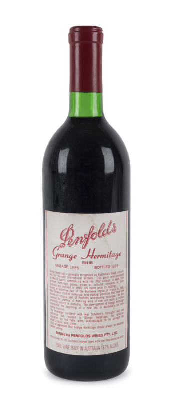 PENFOLDS GRANGE 1986 vintage Bin 95, 750ml (one bottle)