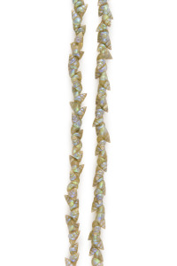 A mariner shell bead necklace, Tasmanian origin, 154cm long