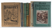 Eight assorted WW1 and WW2 books including "From The Australian Front, Xmas 1917", "The Anzac Book", Captain Bruce Bairnsfather plus others.