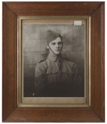 WW1 period photo portrait print in original oak frame, circa 1915, ​39 x 32cm - 2