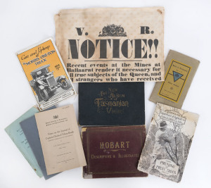 Assorted books, ephemera, pictures and prints, 19th and 20th century,