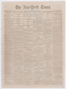 NEW YORK TIMES - CIVIL WAR ERA - Gettysburg Address & Third Battle of Winchester: 1863-64 selection comprising 1863 (Nov.18, Dec.26) & 1864 (Jul.27, Aug.11 & 13, Sep.20 & 22); the Jul.18 1863 edition featuring General Curtin's proclamation for "The Heroic - 2