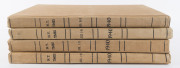 NEW YORK TIMES - WWII ERA: 1940 Apr.1-15, Jul.1-15, Aug.1-15 & 16-31 broadsheets in four hardbound volumes. Strong coverage of the war in Europe including the German invasion of Denmark and Norway (Apr.9), commencement of Battle of Britain (Jul.11); Japan - 2