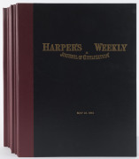 HARPER'S WEEKLY - CIVIL WAR ERA: 1861 to 1865 selection comprising 1861 (May 25, Jul.13, Aug.17, Dec.14, Dec.28), 1863 (Feb.28, Nov.7), 1864 (Mar.12, Apr.9, May 21) & 1865 (Jan.28, Feb.18); illustrated with engravings by top artists of the day including W - 2