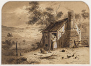 SAMUEL THOMAS GILL (Britain, Australia, 1818-1880) A suite of five (5) paintings depicting an Australian homestead and landscapes c1842-46 watercolours with ink and wash, some with white highlight, all initialled in ink “S.T.G.” and titled in ink or penc - 3