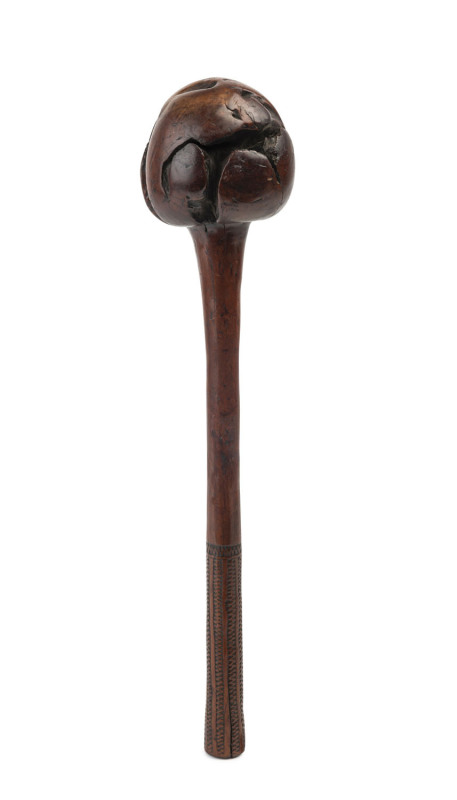 Ula throwing club, carved hardwood, Fiji, 19th century, ​41.5cm
