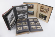 POSTCARDS & PHOTOGRAPHS: selection with album incl. Press Agency photo of 1972 Elizabeth Street flood, many others featuring trams scenes or ships; another album with 1951-62 images of Brisbane including for the 1954 Queen's visit; also album with postcar