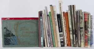 AUSTRALIA - PHOTOGRAPHIC IMAGES: small library of titles with focus on Australian history through photography incl. "An Australian Camera 1851-1914" by Cannon, "Cazneaux's Sydney 1904-1934", "Sydney from the Sky" & "Shackleton's Argonauts" both by Frank Hurley, "Frank Meadow Sutcliffe - a Selection of his Work" in four volumes, Charles Kerry's "Federation Australia" and James Flood "Book of Early Australian Photographs", amongst the many better titles. (26)