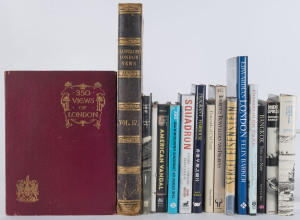 MOSTLY EUROPEAN & ASIAN GROUP: incl. "Bangkok Then and Now" by van Beek, "Postcards of Old Siam" by Davis, "Edwardian London" by Barker, "Pioneer of the Pacific" by Rigby, der Merwe & Williams, "Amercan Vandal - Mark Twain Abroad" by Morris, "Russian in Pacific Waters 1715-1825" by Barratt, "Squadron - Ending African Slave Trade" by Broich; also a bound volume of 1870 July to December issues of "Illustrated London News". (15 items)