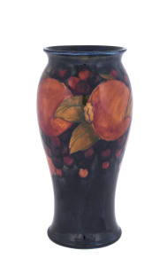 MOORCROFT "Pomegranate" pattern pottery vase, circa 1930, impressed "Moorcroft, Made In England", 21cm high