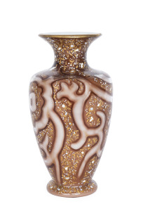 LOETZ "Octopus" Federzeichnung glass vase, Bohemia, circa 1895, rare, 21.5cm high