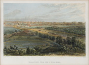 NICHOLAS CHEVALIER (1828-1902), I.) Melbourne From The Yarra, JOHN SKINNER PROUT (1805-1876), II.) Australian A Shepherd's Hut, JAMES CHARLES ARMYTAGE (1820-1897), III.) Melbourne From The St Kilda Road, J. SADDLER (engraver), IV.) A Home In The Bush, - 3