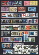 GREAT BRITAIN: 1962-67 Phosphor & Non-Phosphor commemorative sets complete plus a range of pre-decimal & decimal period commemorative sets in an album. (100s) MUH.