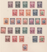 SARAWAK: 1934-65 mostly mint collection with 1945 'BMA' overprints to $5 (mild tone spot), plus multiples including 15c blocks of 4 & 6 and 6c imprint block of 8, 1947 'GR' Overprints set plus 1c to 25c in imprint blocks of 8, KGVI 1950 Pictorials set, QE