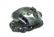 LOREDANO ROSIN Italian Murano glass sculpture of a nude, circa 1970s, signed "Loredano Rosin", 22cm high, 32cm long - 2