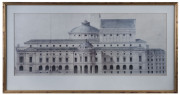 ARTIST UNKNOWN, architectural study, photo lithograph (late 20th century), ​36 x 88cm - 2