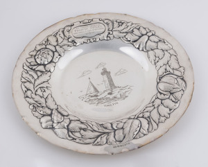 A Swedish silver presentation tray engraved "VINGA FYR, To Consol General Francis Styles From Consol Corps Gothenburg 28/11/1955", 36cm diameter, 600 grams