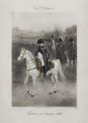 NAPOLEON: Three French coloured engravings, circa 1905, 25 x 17cm, ​(3 items)