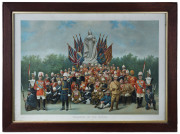 "Soldiers Of The Queen", chromolithograph, printed in London, 19th century, ​58 x 81cm - 2