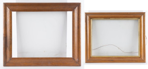 Two antique maple picture frames, 19th century, ​43.5 x 52cm and 32 x 38cm