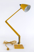 PLANT LAMP "Studio K " adjustable desk lamp, original yellow finish, circa 1960, ​93cm high