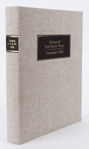NEW SOUTH WALES: "Census of New South Wales - November 1828" (the first Australian census), published by Library of Australian History (Sydney,1980), 479pp in large quarto including 5 illustrations, 10 facsimile documents and 2 full page maps, clothbound 