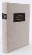 NEW SOUTH WALES: "Census of New South Wales - November 1828" (the first Australian census), published by Library of Australian History (Sydney,1980), 479pp in large quarto including 5 illustrations, 10 facsimile documents and 2 full page maps, clothbound